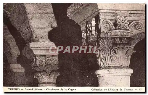 Cartes postales Tournus Saint Philibert Chapiteaux De La Crypte