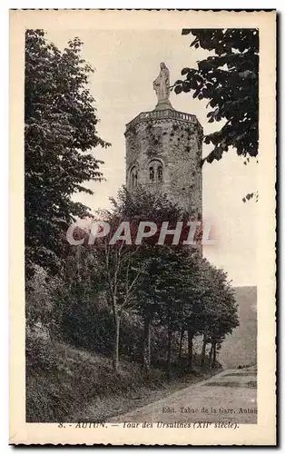 Ansichtskarte AK Autun Antique Tour des Ursulines