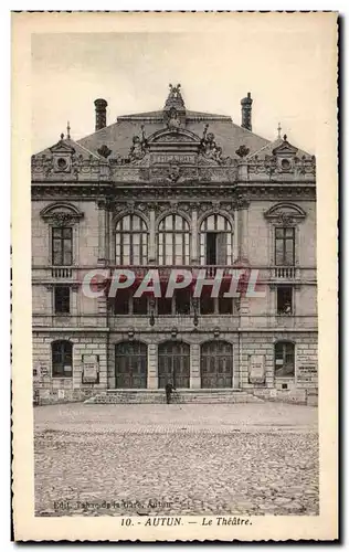 Cartes postales Autun Le theatre