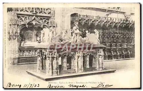 Cartes postales Bourg Eglise De Brou Tombeau de Philibert Le Beau