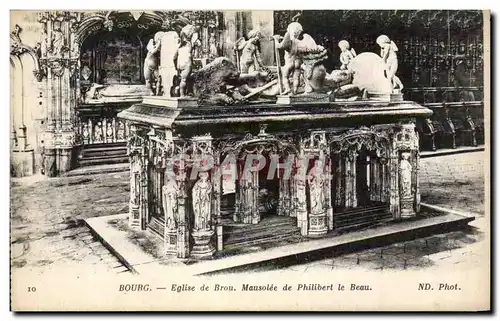 Cartes postales Bourg Eglise De Brou Mausolee de Philibert Le Beau