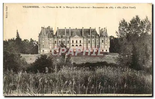 Ansichtskarte AK Villersexel Le Chateau de M Le Marquis De Grammont Reconstruit de