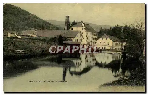 Ansichtskarte AK Saulx Les usines Sur La Moselle carte toilee