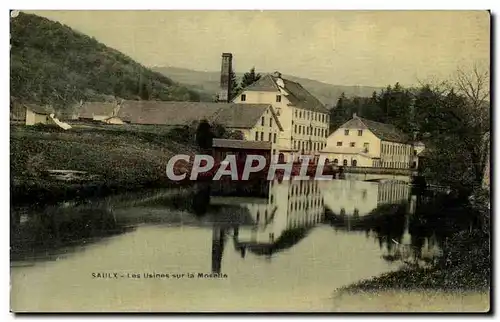 Cartes postales Saulx Les usines Sur La Moselle carte toilee