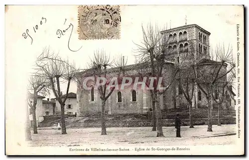 Cartes postales Environs de Villefranche sur Saone Eglise de St Georges de Reneins