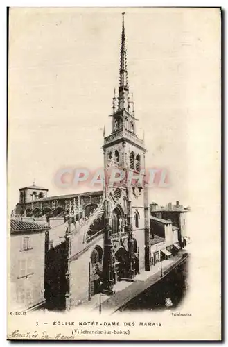 Cartes postales Villefranche Sur Saone Eglise Notre Dame Des Marais