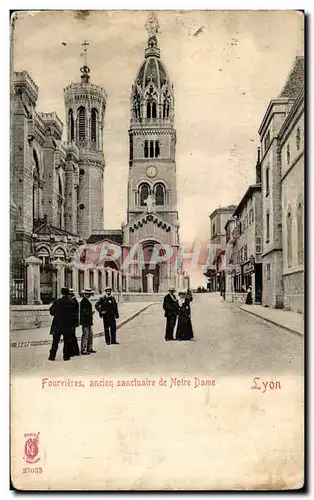 Ansichtskarte AK Lyon Fourvieres ancien Sanctuaire de Notre Dame