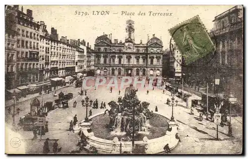 Cartes postales Lyon Place des Terreaux