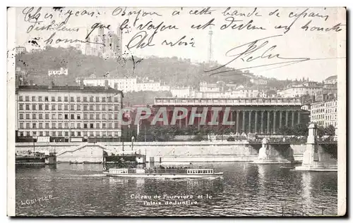 Cartes postales Coteau De Fouviere et le Palais de Justice