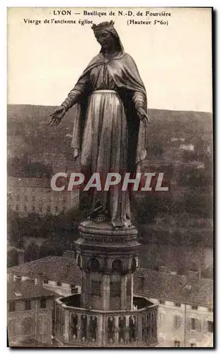 Ansichtskarte AK Lyon Basilique de N D De Fourviere Vierge de l ancienne eglise