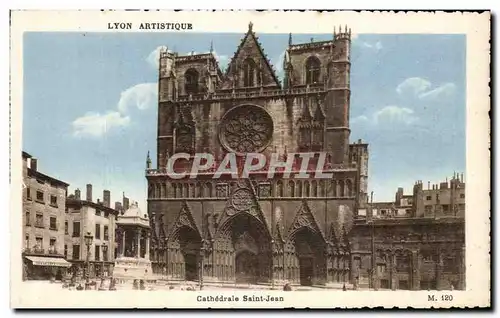 Ansichtskarte AK Lyon Artistque Cathedrale Saint Jean