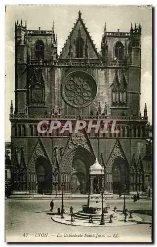 Cartes postales Lyon La Cathedrale Saint Jean