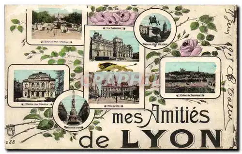 Cartes postales Lyon Mes Amities