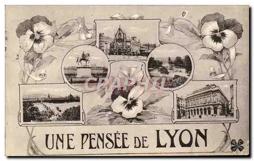 Ansichtskarte AK Lyon Une Pensee