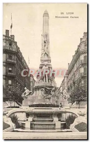 Cartes postales Lyon Monument Carnot