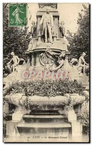 Cartes postales Lyon Le Monument Carnot
