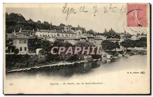 Cartes postales Lyon Ile Barbe Vue de Saint Rambert