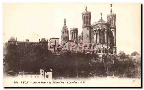 Cartes postales Lyon N D Fourviere L Abside