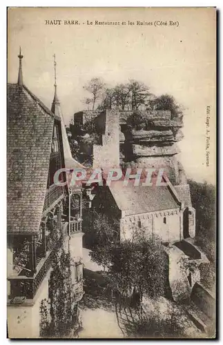 Cartes postales Haut Barr Le Restaurant Et Les Ruines