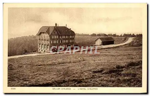 Ansichtskarte AK Ballon D Alsace L Hotel Stauffer