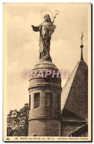 Cartes postales Mont Ste Odile benissant l Alsace