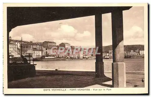 Ansichtskarte AK Cote Vermeille Port Vendres Vue Sur le Port