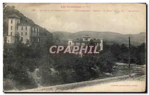 Cartes postales St Paul de Venouillet Etablissement thermal du pont de la Fou Ensemble