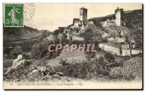 Cartes postales Chateau De Beaucens Vallee d Argeles