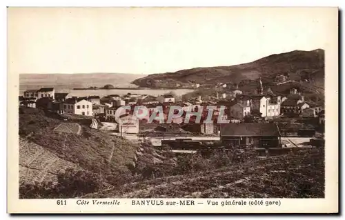Cartes postales Banyuls Sur Mer Vue Generale
