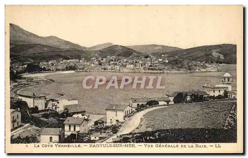 Cartes postales Banyuls Sur Mer Vue Generale De La Baie
