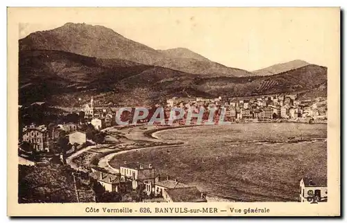 Cartes postales Banyuls Sur Mer Vue Generale