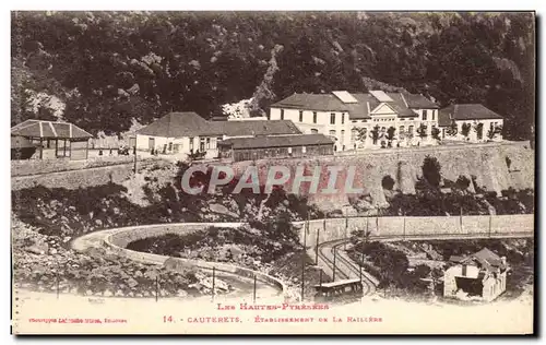 Cartes postales Cauterets Etablissement de la Raillere