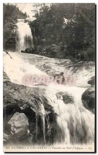 Ansichtskarte AK Cauterets Cascades au pont d Espagne