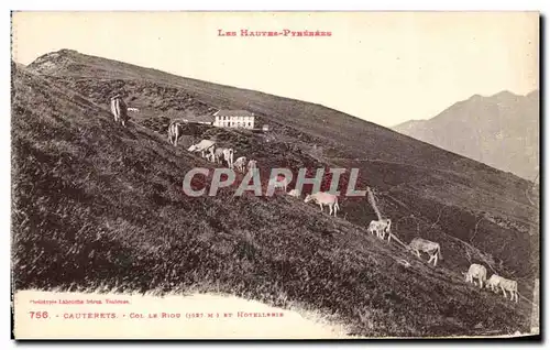 Cartes postales Cauterets Col Le Riou et hotellerie