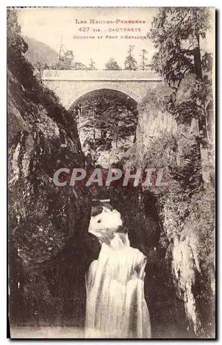 Ansichtskarte AK Cauterets Gouffre Et Pont D Espagne