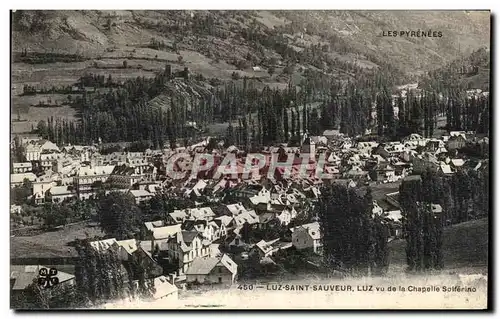 Cartes postales Luz Saint Sauveur vu de la chapelle Solferino