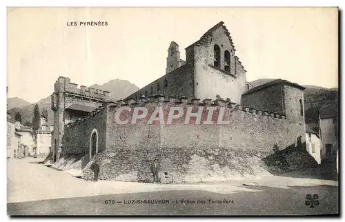 Cartes postales Luz Saint Sauveur L Eglise des Templiers