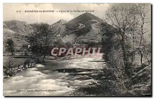 Ansichtskarte AK Bagneres de Bigorre L Adour et la Vallee de Campan