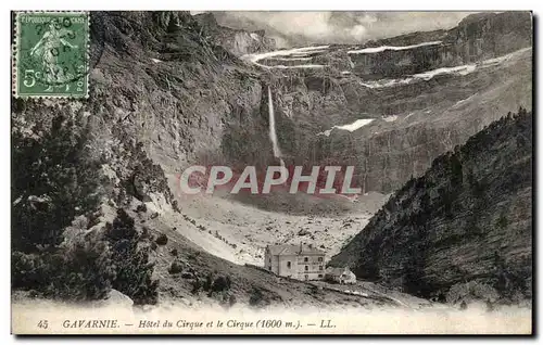 Cartes postales Gavarnie Hotel du Cirque et le Cirque