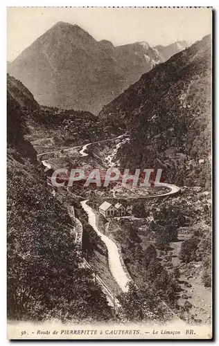 Cartes postales Route de Pierrefitte a Cauterets Le Limacon