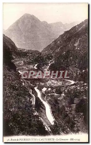 Cartes postales Route de Pierrefitte a Cauterets Le Limacon