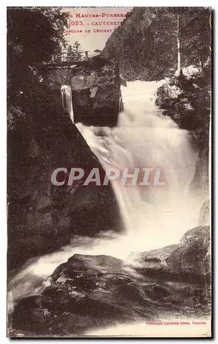 Cartes postales Cauterets Cascade De Cerisey