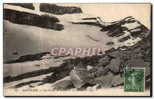 Cartes postales Gavarnie La Breche de Raland Et Le Taillon