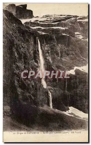 Cartes postales Cirque de Gavarnie La Grande Cascade