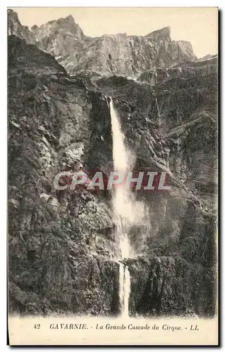 Cartes postales Gavarnie La Grande Cascade Du Cirque