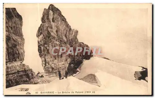 Cartes postales Gavarnie La Breche De Roland