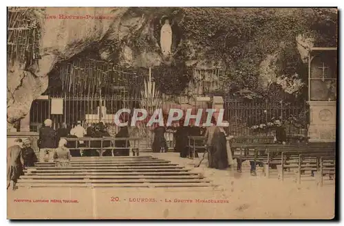 Cartes postales Lourdes La Grotte Miraculeuse