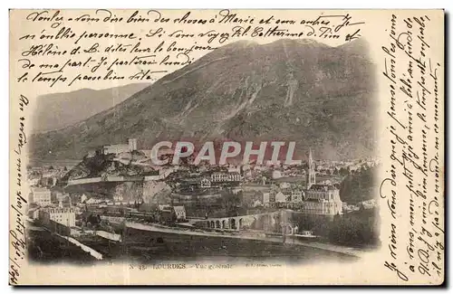 Cartes postales Lourdes Vue Generale