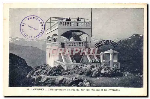 Cartes postales Lourdes L Observatoire du Pic du Jer