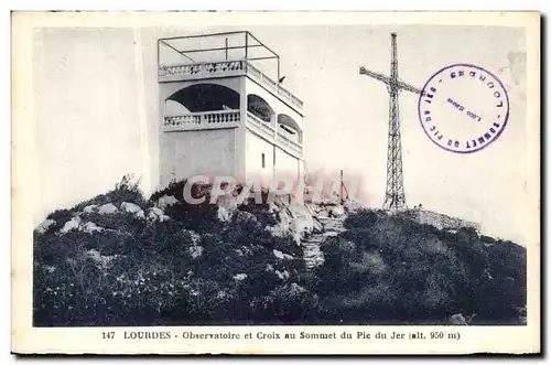 Cartes postales Lourdes L Observatoire du Pic du Jer